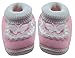 Neska Moda Baby Infant Soft Pink Booties-12 CM Length For Age Group 6 - 18 Months RS.179.00