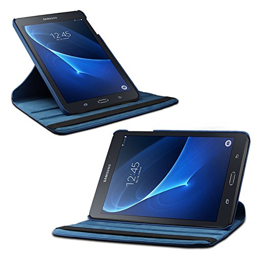 Samsung Galaxy Tab A 10.1 Hülle Case, Infiland PU Ledertasche lederhülle 360° Drehbarer Stand Smart Cover Case Schutzhülle Tasche Etui für Samsung Galaxy Tab A 10.1 Zoll (2016) Tablet-PC(mit Auto Schlaf / Wach Funktion)(Dunkleblau) - 4