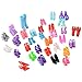 Produktbild 60 Paar verschiedene Stil Schuhe für Barbie Puppen dolls, Für Weihnachten & Geburtstag Geschenk