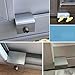 Produktbild Comaie Sliding Window Lock Door Frame Stopper Wedge Child Safety Sash restrictor Aluminum Alloy Security Protection Anti-Theft Push Pull Limit Keys Stop Double and Free Silicone Corner Cover Locks
