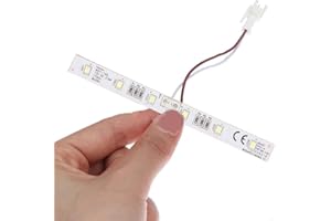 EASYBYMALL 1 x LED-Kühlschrank-Lichtleiste für Ouma Kühlschrank W27–105 Kühlschrank, LED-Lichtleiste, Kühlschrank-Beleuchtungsleiste, 12 x 1 cm