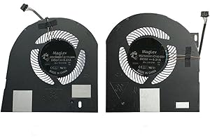 LILITOK Ventola di raffreddamento CPU+GPU per DELL precision 7530 M7530 7540 M7540 Laptop Ventola di raffreddamento (CPU+GPU)