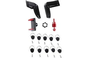 ‎HLMNAKE Jimny Trunk D-förmige Ring-Spannschrauben, Schnallen, 10 Stück, Entbeschlagschutz, Beifahrer-Armaturenbrett-Handyhalterung für Suzuki Jimny 2019–2023