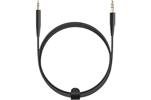Laipuke Cavo Audio di Ricambio Compatibile con Bose QC45 QC35 QC25 OE2 & Bose 700, JBL T500BT T450BT T600BTNC, AKG Y40 Y50 Y45 Jack 3,5mm a 2,5mm Cavo Aux per Cuffie, 1,5m, Nero
