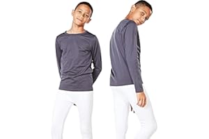 orbiz 2 x unisex dzieci dzieci termiczna czarna bielizna koszula z długim rękawem top ciepła kamizelka