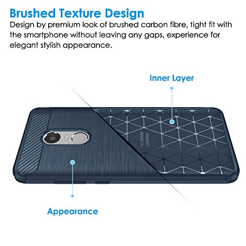 Funda para Xiaomi Redmi Note 4X 5 5   Olycism Ultra-delgado Suave  Ajuste Perfecto  Shock Absorci  n  Anti Ara  azos  Flexible TPU Silicona Case Protecci  n Estuche Cover Marino 