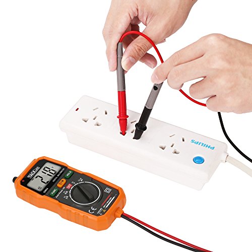 Tacklife DM04 Klassisches Pocket Digital Multimeter Autorange Multi Tester mit Non Contact Voltage Spannungsmesser, Stromprüfer, Widerstand) Strommessgerät - 4