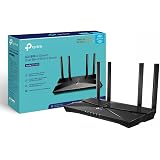 TP-Link Next-Gen Wi-Fi 6 AX1800 Mbps Gigabit Dual Band Wireless Router, OneMesh Supported, Dual-Core CPU 1× USB 2.0 Port, Ide