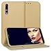Price comparison product image mtb more energy Bookstyle Case for Huawei P20 Pro (6.1'') | Gold | Leatherette | Folio Wallet Cover