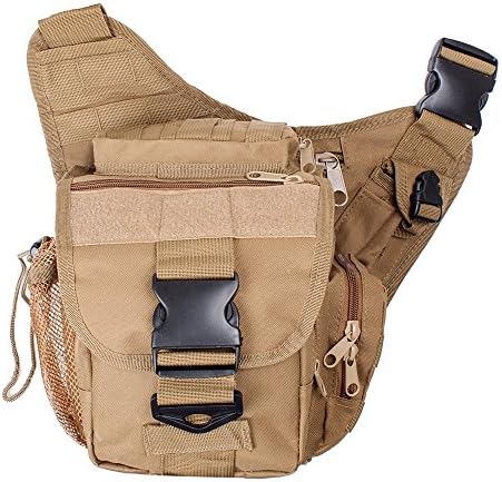 Sijueam 600D Multifunctional Cross shoulder Strap Bag Messenger Bag Nylon Waist Bag Fanny Pack DSRL Camera Bag for Traveling Hiking Camping Mountain Climbing Outdoor Sport Bags