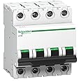 Schneider Electric Miniature circuit breaker MCB A9N4P63C Acti 9 MCB xC60-4 poles - 63 A - C curve 10000A