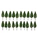 Price comparison product image Ongwish 20Pcs Plastic Model Trees, Doll House Tree, Dollhouse Green Tree, Micro Landscape Accessories, Miniature DIY Scenery Diorama Layout Model of Railroad Tree Architecture