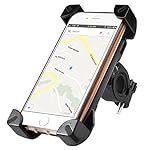 Fahrrad Handyhalterung, Wrcibo Universal Handy Halterung Outdoor Fahrradhalterung Fahrrad Lenker 360° Drehbare Handyhalterung Handy GPS Halter-Schwarz
