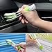 Produktbild Pawaca Auto Duster Bürste, Doppelkopf-Design Auto Klimaanlage Outlet Pinsel Auto Slot Brush,Mini Staubabscheider für Heizkörper Tastatur Fenster Blätter Jalousien Shutter