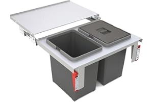 Franke Sorter Garbo 60-2 36L 2basket(s) Gris clasificador de residuo de cocina - clasificadores de residuos de cocina (562 mm, 399 mm, 360 mm, 60 cm)