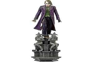 Iron Studios The Dark Knight Deluxe Art Scale The Joker - Figura Decorativa (30 cm), DCCTDK40321
