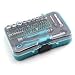 Produktbild ACENIX Universal Reparaturset 70 in 1 Multifunktional Werkzeug Schraubendreher Set für iPhone Samsung HTC Laptop PC Nokia Blackberry iPad iPod Tablets MacBook iMac Desktop Xbox Konsolen PDA 's alle Arten von Mobiltelefone und Tablets Computer kleine und große Haushaltsgeräte zerlegen Tool Kit Box