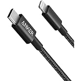Anker 331 Cable USB C a Lightning, nylon, MFi, 1,8 m | Compatible con iPhone 14 14 Pro 13 13 Pro 12 Pro Max 12 11 X XS XR 8 P