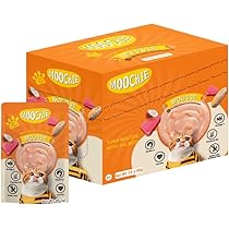モモンガハウス(プリン・ソフトクリーム)  ボアベージュ  2050円 PETS EMPIRE Moochie Tasty Wet Cat Food (85 g X 12 Pouches) Mousse