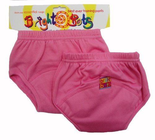 Bright Bots Potty Training Pants (Pack of 2, Pink, Large)