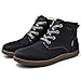 Produktbild gracosy Winter Stiefel, Unisex Martin Stiefel Classic Boots Lederschuhe Kurzschaft Stiefel Outdoor Sneakers Stiefeletten für Damen Herren Schwarz 42