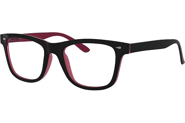 eyekepper Lunettes de Lecture pour Femmes Hommes Grande Monture Carrée avec Charnières à Ressort