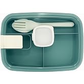 Vios Store Vakumlu Lunchbox Yemek Kabı &ndash; Sızdırmaz, Taşınabilir ve Sağlıklı Saklama Kutusu | &Ccedil;atal Kaşık B&ouml;lmeli | Gıda Dostu