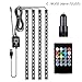 Produktbild Car LED Strip Lights by APP Control, Govee 36/48/72 LED Car Interior Lights Music Sound-Activated Multi-Colour Under Dash Lighting Kit, Car Charger Included