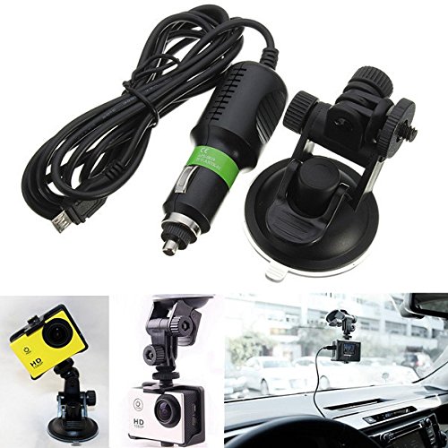 Preisvergleich Produktbild Saugnapf Windschutzscheibe Mit Kfz-Ladegert Halterung Fr Gopro