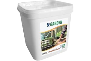 R'GARDEN R’Garden | Engrais Organique Corne Broyée | Engrais Ecologique | Fertilisant Naturel | Nourrit en Profondeur | Facile d’Utilisation | 3KG