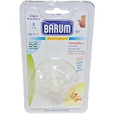 Barum 2'li Silikon G&ouml;ğ&uuml;s Koruyucu U&ccedil; Seti - Emziren Anneler İ&ccedil;in &Ccedil;atlak Karşıtı, Doğal Temas Sağlayan İnce Silikon Meme Ucu K