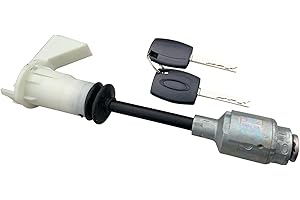 SUONE Bonnet Release Lock Repair Kit Fit for C-Max 2003-2007 4556337 with 2 Keys