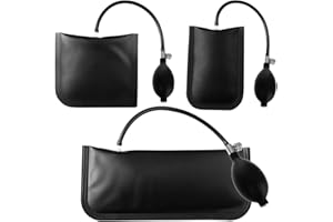 JNNJ 3 Piezas Bomba De Aire Cuña, Cuña De Aire Hinchable, Cuña del Aire De Bomba Amortiguadas, Inflables Herramienta Alineación, para La Instalación Puertas Y Ventanas Y Reparación Automóviles