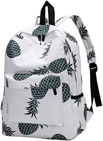 Girls Backpacks,Moonuy,Womens Fresh Style Pineapple Print Casual Fashion Bucket Bags Crossbody Shoulder Bag Travel Rucksack School Backpacks Cardbags Hand bag Crossbody Bag Wallet For ladies (A)