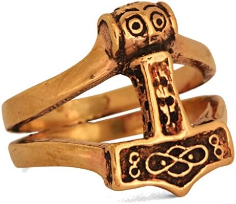 Thoran – Thor's Hammer Ring, Bronze Ring | Ring Size P/56