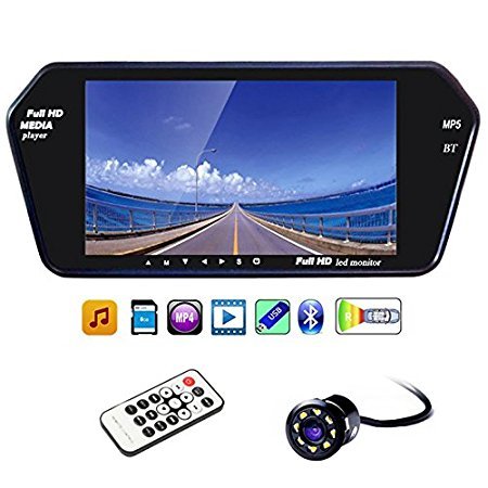Accedre 7 inch Rear View Mirror Screen+Reverse Parking Camera-For Cars RS.3100 (67.00% Off) - Amazon Accedre 7 inch Rear View Mirror Screen+Reverse Parking Camera-For Cars RS.3100 (67.00% Off) - Amazon