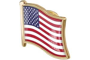 AYRSJCL 1pc American Flag Pin Badge Metal Solapa Pin Brooch Eeuu Estados Unidos Bandera Pin Pin Novelty Accesorio
