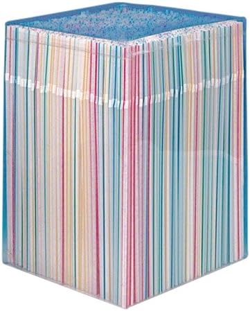TIB 10130 Striped Flexi-Straws Set of 1000 Pieces Per Bag, Multicolour, One Size