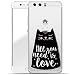 Produktbild Finoo Huawei P10 Hardcase Handyhülle Made In Germany Hülle mit Motiv für Optimalen Schutz Polycarbonat Tasche Case Cover Schutzhülle für Dein Huawei P10 - All you need is love Katze