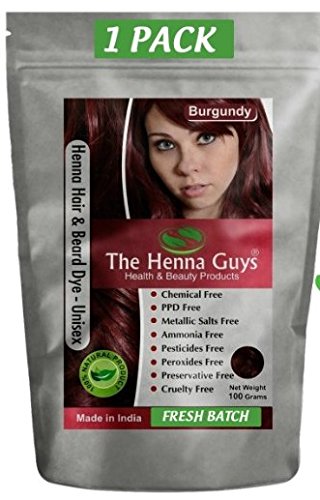 The Henna Guys® Haarfärbemittel, 100% frei von Chemikalien
