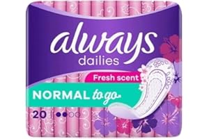 Always Dailies Normal To Go Fresh - Protegeslips (20 unidades)