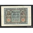 germany ~ 100 mark ~ 1920 old note- Multi color