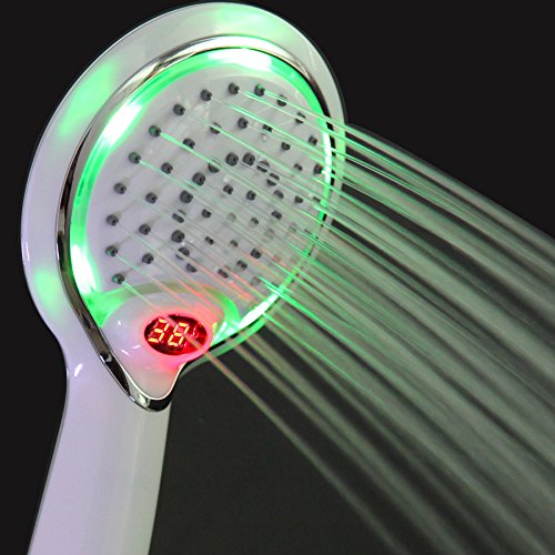 Handbrause – Duschkopf mit Temperaturanzeige und LED-Schutzlicht 3DTrends - 3