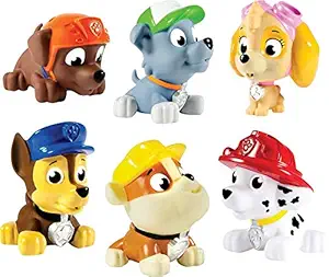 Mallexo Paw Patrol Bath Toys for Kids Set of 3PCs Soft Paw Patrol Toys for Boys and Girls Multi-Color Bath Toys for Baby Girl and Boys ( Chu Chu Toys for Baby )