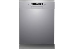 Super General 14 Place Dishwasher LED Display Extra Drying SGDW1601SS | 8 Programs | Half Load | 6 Temperatures | 24H Delay Start | Child Lock | 2 Spray Arms | Salt/Rinse Indicators