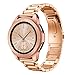 Produktbild 99native Luxus-Edelstahl Armband Ersatz Bügel für Samsung Galaxie Uhr 42mm, tragbar und korrosionsbeständig und Wird nie rostig Sein (Roségold)