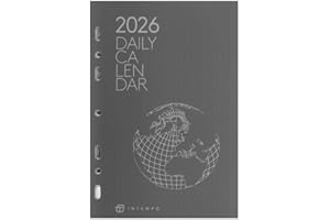 INTEMPO. Ricambio Agenda 2026 Giornaliero Formato A5 14x21,5 cm