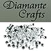 200 x 5mm Clear Round Diamante Loose Flat Back Rhinestone Gems created exclusively for Diamante Crafts