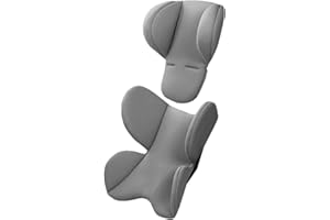GENERISCH Infant Car Seat Insert, Children's Car Seat Insert Seat Covers Universal, Baby Seat Cushion Newborn, Insert and Headrest for Baby Seat and Car Seats, Breathable Seat Pad for Pushchairs