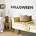 Produktbild Halloween Halloween Alphabet geschnitzt Schlafzimmer Wohnzimmer entfernbare Wandsticker , 8.5*56cm-YU&XIN
